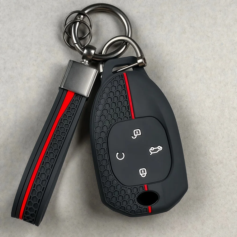 Keychain For GAC Trumpchi GS4 GM8 GA3 GA6 GA4 GS5 GS3 Legend GS8 Empow J11 J12 J13 J14 J15 J16 Silicone Car Key Case Cover Shell