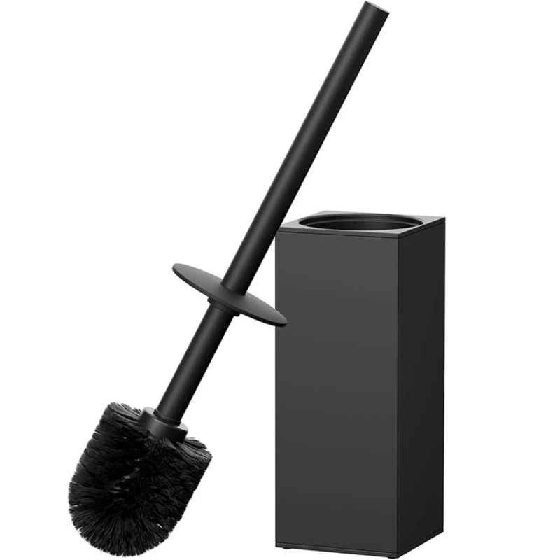 Y6GD Soft Bristles Toilet Cleaning Brush Stainless Steel Toilet Bowl Brush with Holder Toilet Cleaning Tool Bathroom Accessories