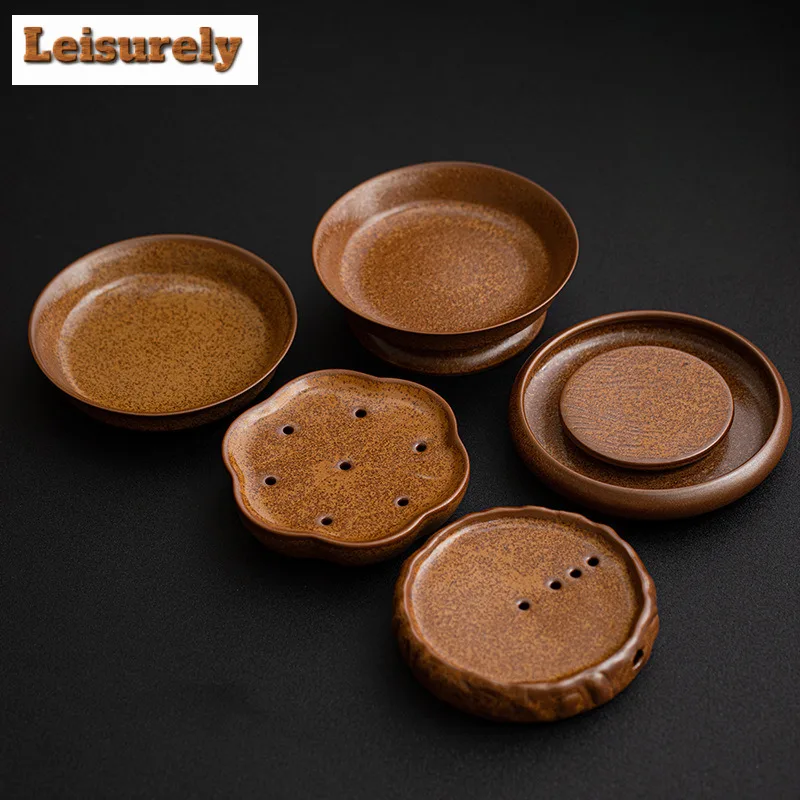 

Печь Fambe Желтая Золотая Броня Держатель подшипника для горшка Чайная посуда Подносы для сервировки десерта Стол для сухого заваривания Чайный поднос Подставки Чайные предметы Ремесло