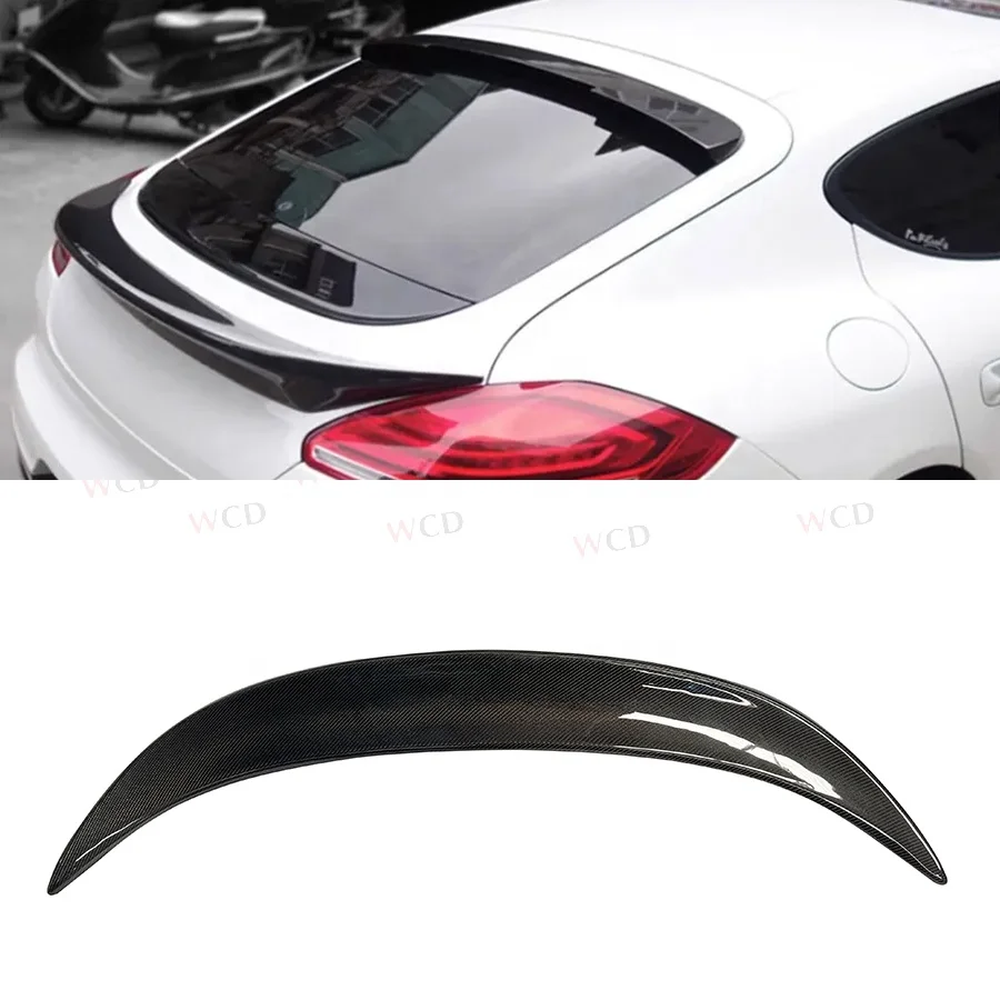 

W Style Carbon Fiber Car Rear Spoiler for Porsche Panamera 970.2 Rear Wing Tail Spoiler