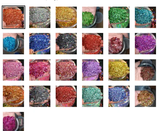 

1KG/Bag Chunky Glitter Holographic each color 1kg