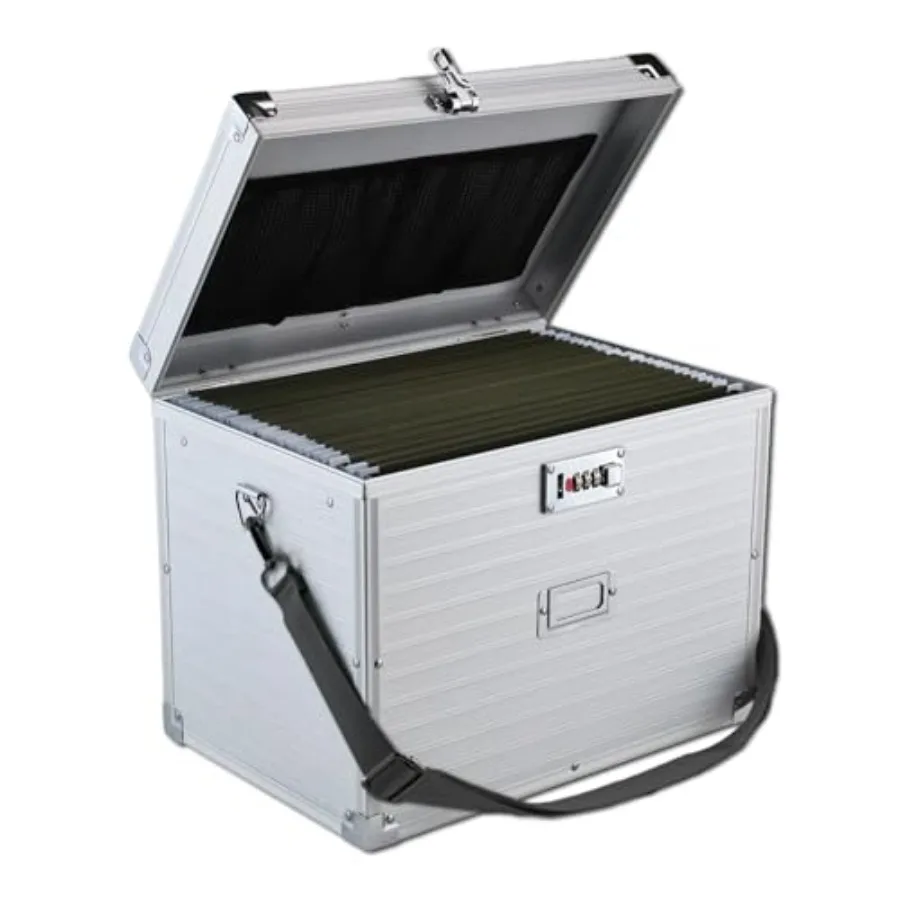 

File Storage Cabinet File Organizer Document Organizer File Box in Office and Home with Combination Lock with 20 Letter Size Ha