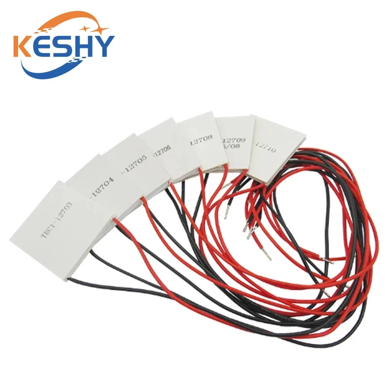 1-10PCS TEC1-12706 12703 12704 12705 12708 12709 12710 12715 Thermoelectric Cooler Peltier 40*40MM 12V Peltier Elemente Module