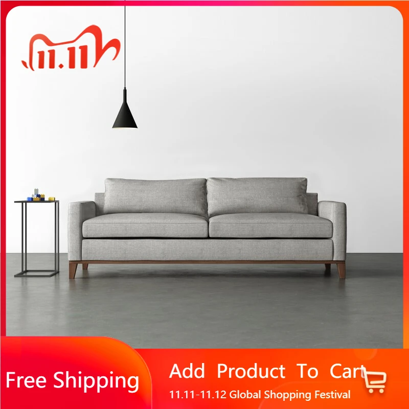 

Nordic Modern Sofa Simple Solid Wood Living Room Adult Creative Sofas High Quality Unusual Lounge Muebles Balcony Furniture