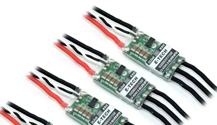 E-TECH UFOFPV 20A BLHeli Firmware ESC Speed Controller For QAV FPV GEPRC Quadcopter X-copter 2-4S(7-17V) 6g aka oneshot125