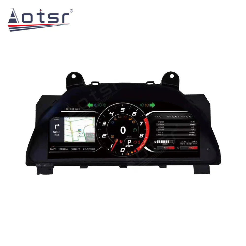 Linux For Toyota Reiz 2010+ Car LCD Instrument Screen Panel Replacement Dashboard multifunctional Intelligent Cluster CockPit