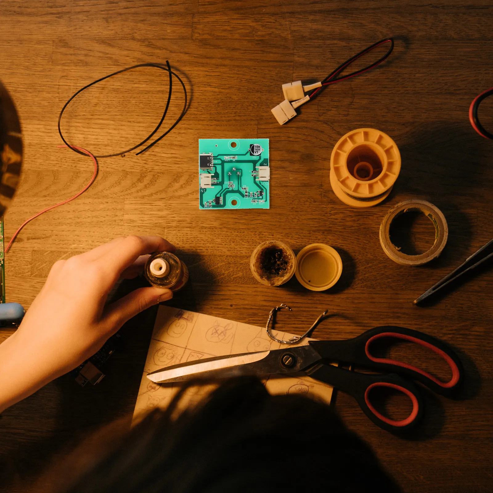 

DIY Sensor Circuit Board Lighting Sensor Module for Scientific Experimental Learning Physics Electrical Circuit Stem Education