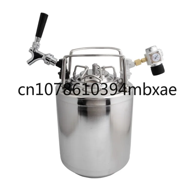 304 Stainless Steel Pressure-Keeping Two-Hair Barrel Barrel Pepsi Syrup Barrel Home-Brewed Craft Fermentation Beer Barrel