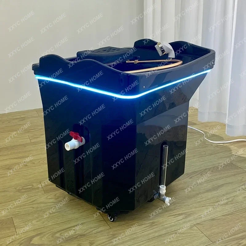 Removable shampoo basin head treatment machine beauty salon hair care center fumigation water circulation