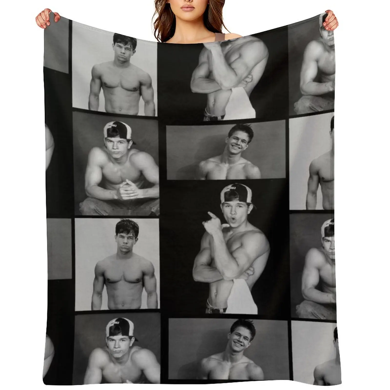 

Mark Wahlberg Collage Throw Blanket Hairys For Decorative Sofa Sofa Quilt Shaggy Blankets