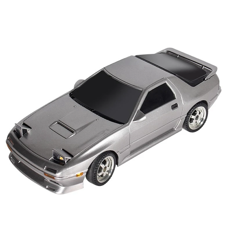 For LDRC LD1802 1/18 RC Drift Car 2.4G RC Car With LED Lights Rechargeable Drift Racing Car Silver RC Car Parts