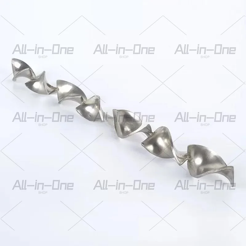 Suitable for  Mixing and HomogenizationStainless Steel 304/316 SK Spiral Blade Static Pipe Mixer Mixing Unit