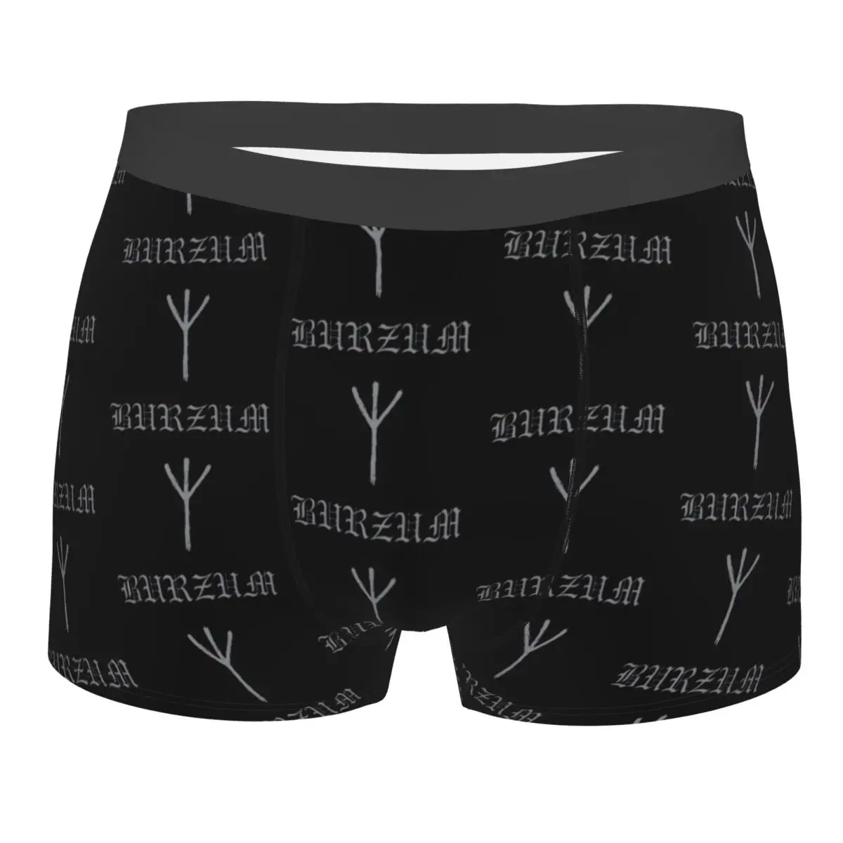Men's Burzum The Three Arrow Underwear Humor Boxer Shorts Panties Homme Polyester Underpants S-XXL