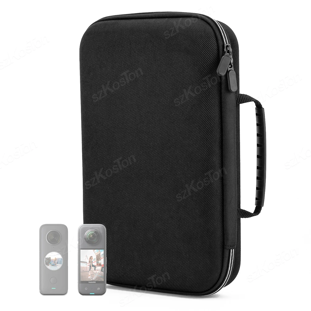 For Insta360 X4 Carry Case Large Black Storage Bag Briefcase For Insta 360 X4 Action Camera Accessory