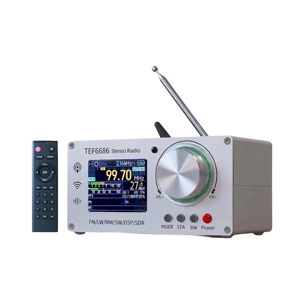For DSP for Radio with TEF6686 IC for Radio Monitoring and DXing For FM 65-108MHz SW 1.7-27MHz LW 144-513KHz 520-1700KHz