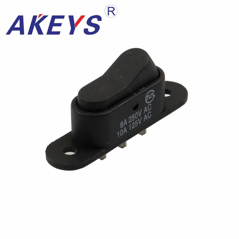 KCD-168 3pins Ship - type switch rocker switch with ears for Rice cooker