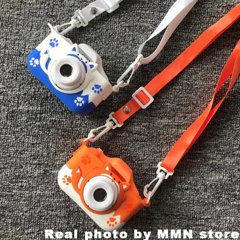 Kid Mini Camera 1080P Cartoon Selfie Peuter Digitale Videocamera Speelgoed Met 32G SD-kaart voor Jongens/Meisjes Kerst Verjaardagscadeautjes