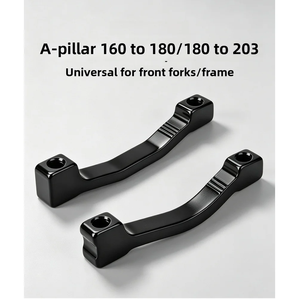 Bicycle Disc Brake Adapter Mount, Aluminum Alloy Caliper Bracket For Fork And Frame, Converts 160 To 180 Or 180 To 203mm Rotors