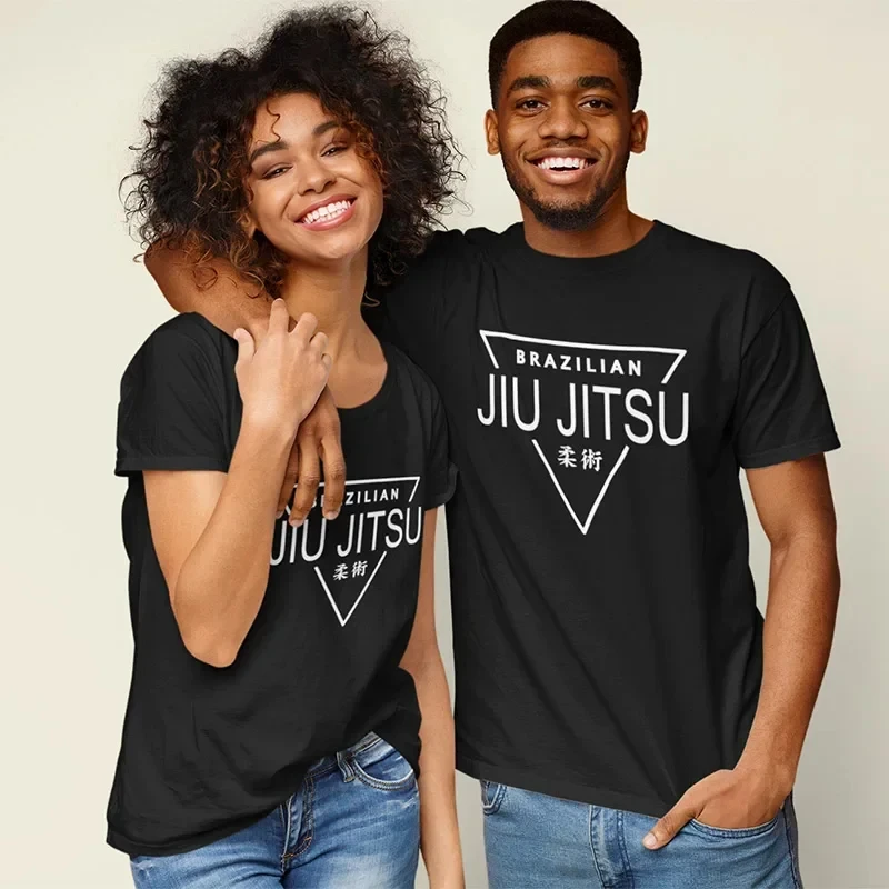 100% Cotton T-shirt EU Size Brazilian Jiu Jitsu Tshirt Martial Art Wu Shu Tee Profession Skill Creative Design Top Casual