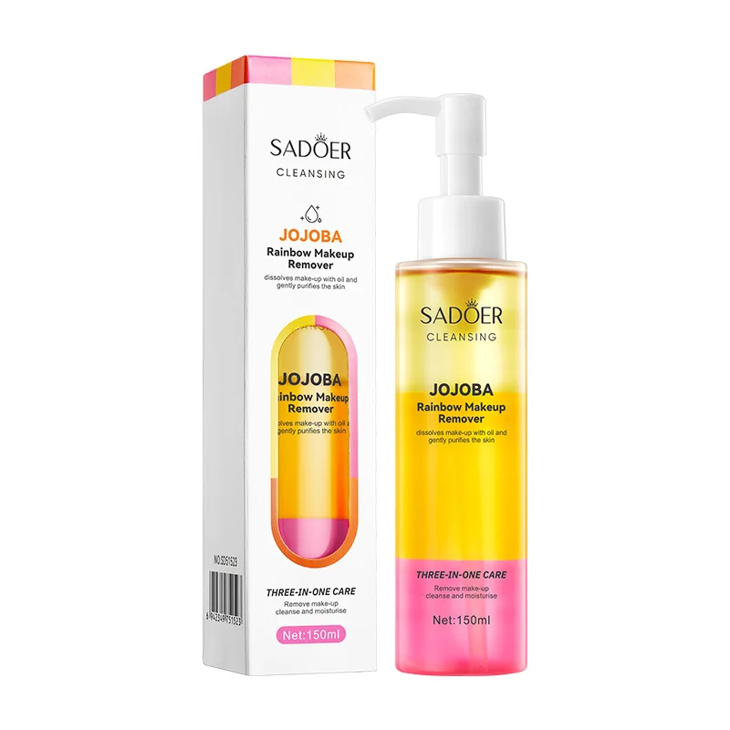 Olio detergente arcobaleno: un olio struccante appositamente progettato per cosmetici impermeabili, contenente oli essenziali naturali.