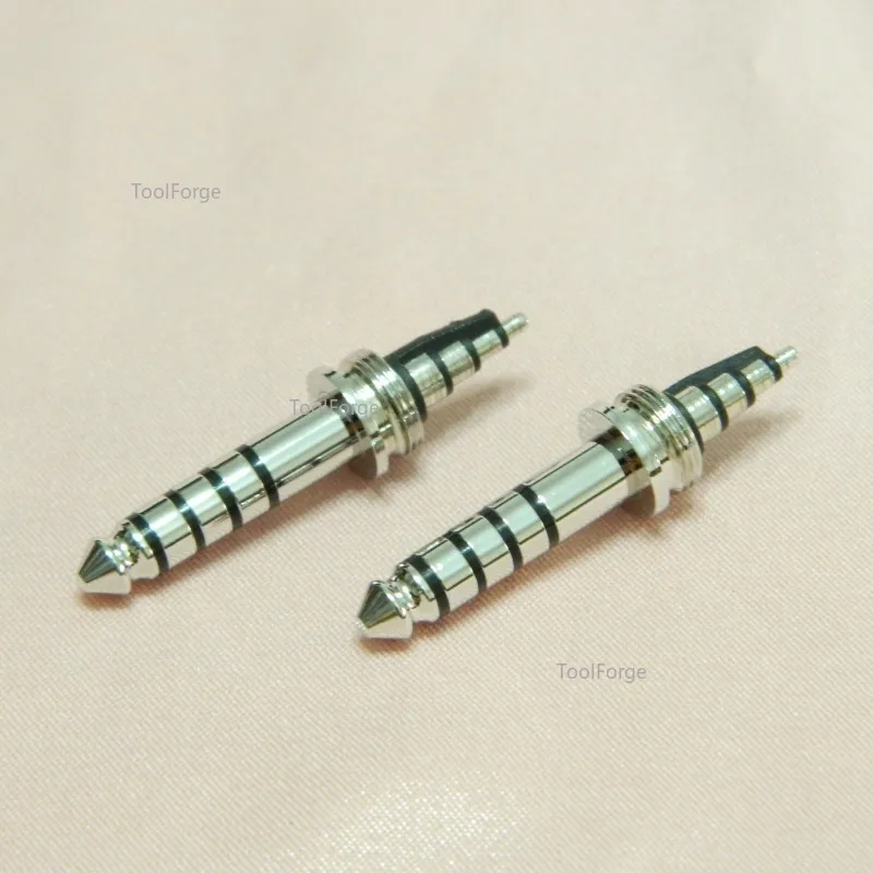 

20 шт., 4,4 мм, 5-полюсный разъем, наушники «сделай сам», полностью медные, позолоченные/родиевые, 4,4 для Sony PHA-2A NW-WM1Z NW-WM1A M7.5*0.5