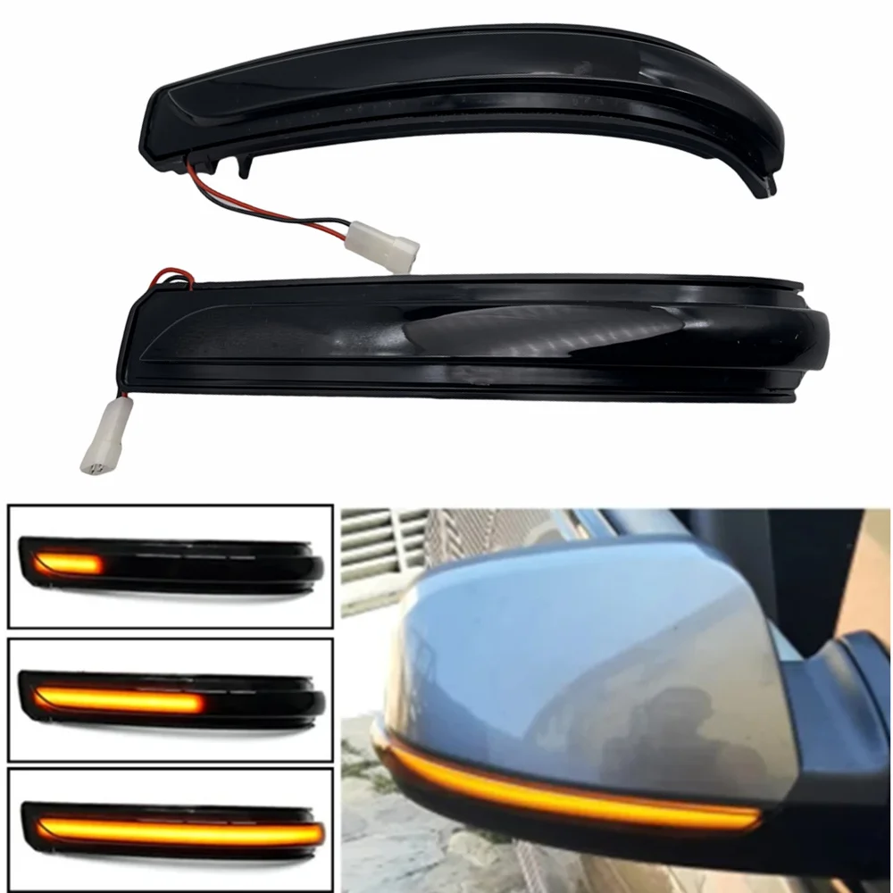 

2pcs Car Dynamic Scroll LED Turn Signal Light Rear Mirror Blinker Indicator For Mercedes Benz A B Klasse W169 W245 2008-2012