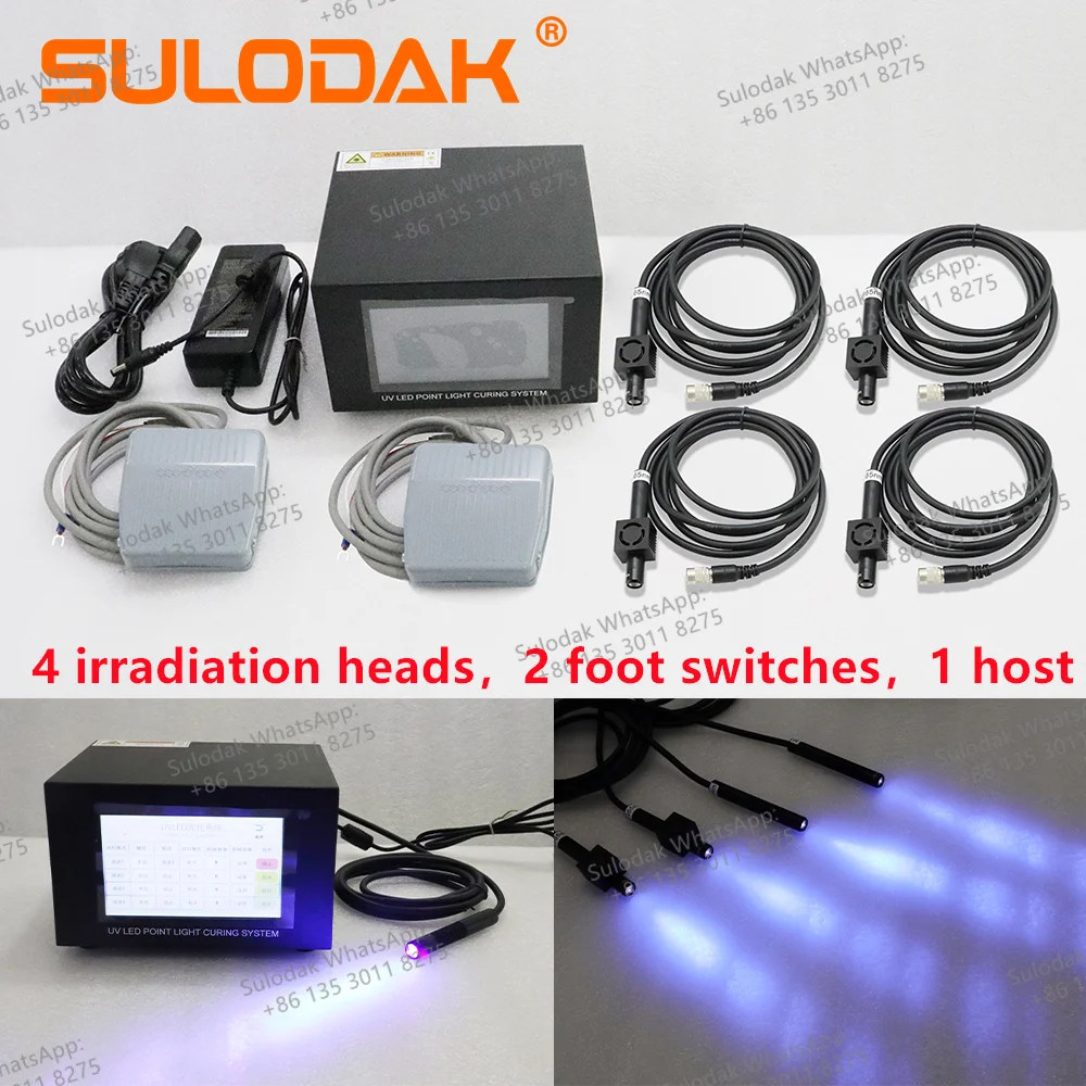 

Touch Screen UV LED Point Light Irradiation Machine 365nm Shadowless Adhesive Photosensitive UV Curing Lamp UV Curing Machine