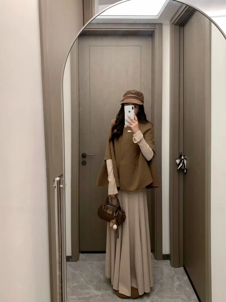 

Ele Long Sve женский комплект с шилом, повседневные модные двухсекционные осенние брюки с высокой талией, новое поступление, круглые брюки Ne