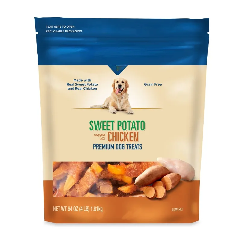 

Sweet Potato Wrapped with Chicken Dog Treats, 64 oz