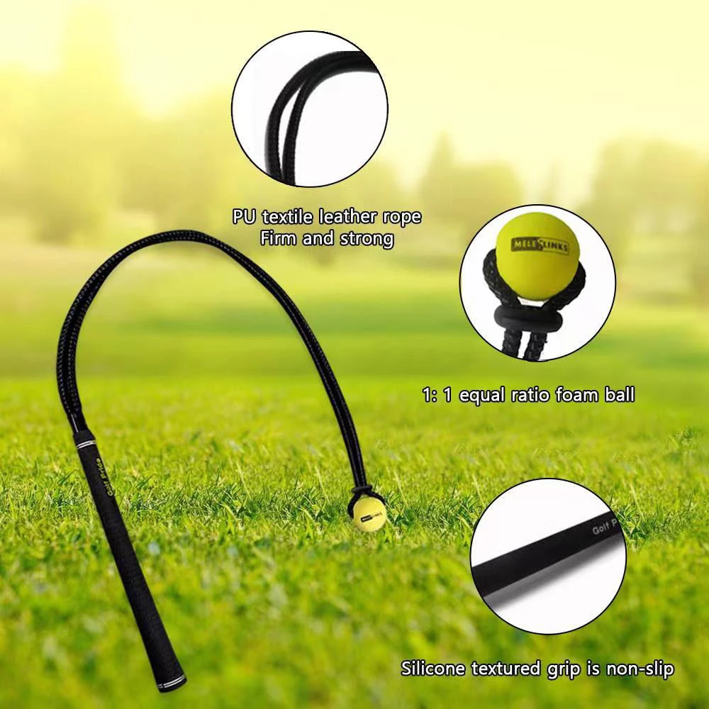 Golf Swing Practice Rope , Physical Warm-up Training Rope, Swing Posture Correction, Indoor Swing Training, for Beginners