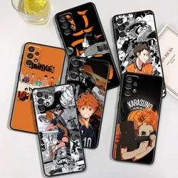 Haikyuu Hinata Shoyo Phone Case For Samsung A34 35 42 50 51 52 53 54 A55 A60 A70 A71 A72 A73 A80 A81 A90 A91 Black Cover Soft