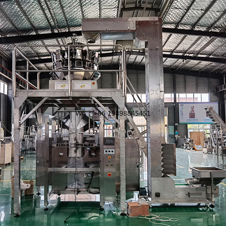 Multihead Weigher Packing 1kg Sugar Cube Packing 1kg Fertilizer Bag Packing