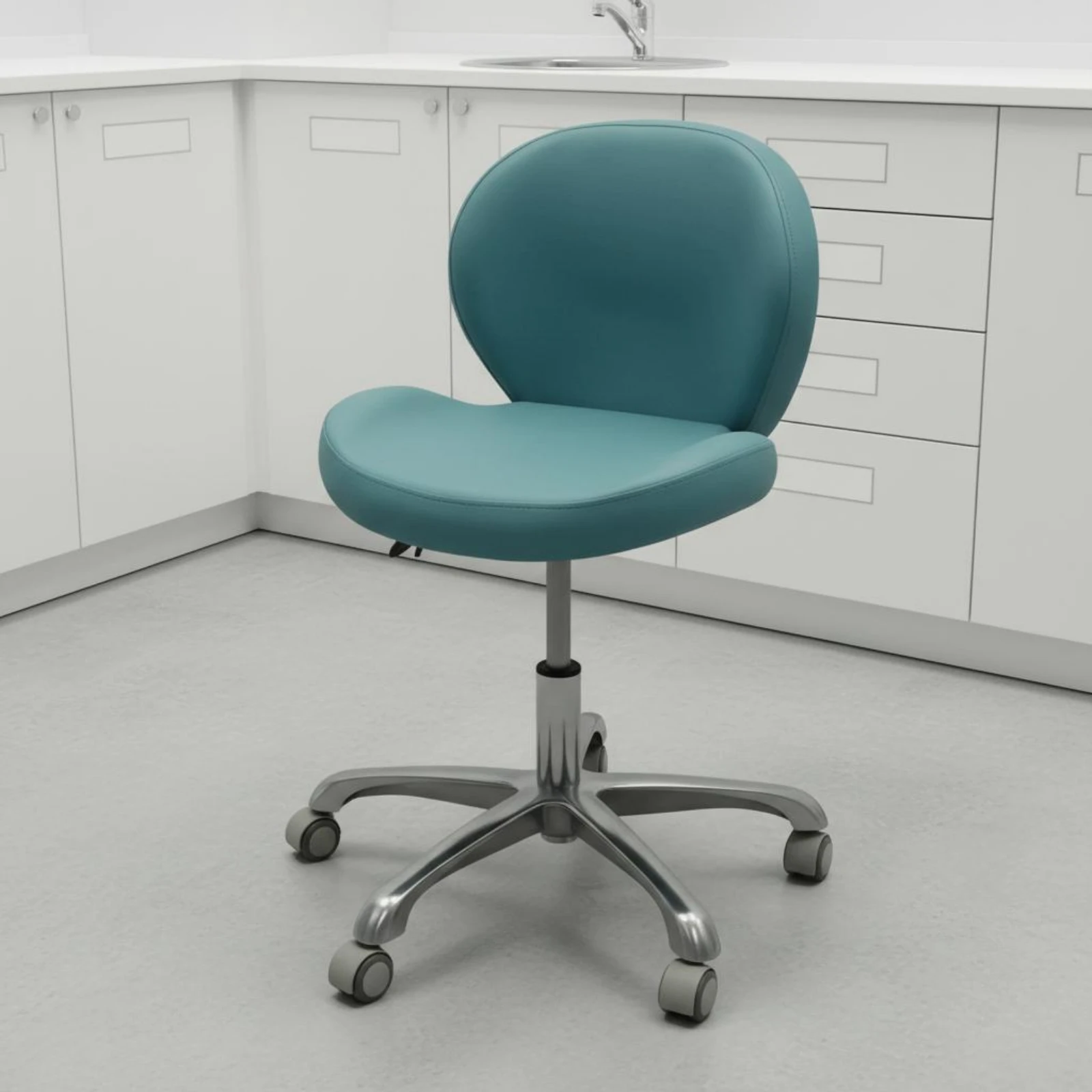 Upholstered Swivel Chair Stitched Edges Swivel Desk Chair Seating Cushioned Office Furniture Comfortable Upholstery