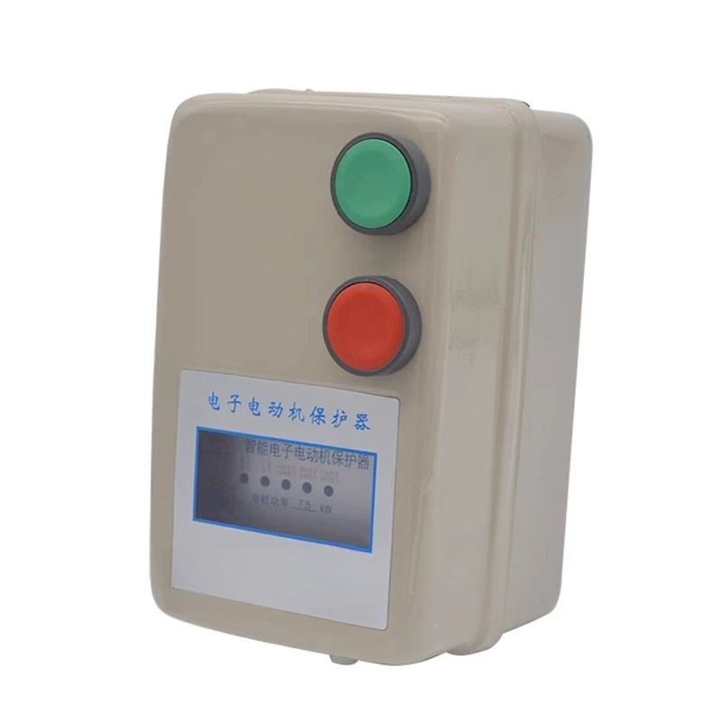 Motor overload phase-loss protector, electromagnetic start control switch, fan three-phase 380V magnetic start