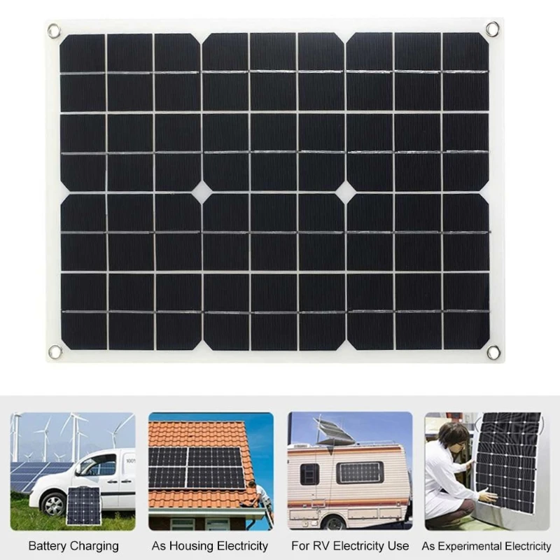 12V To 110V/220V 4000/6000W Solar Power System Set Solar Panel Controll Smart LCD Display Solar Inverter Dual USB for Car Phones