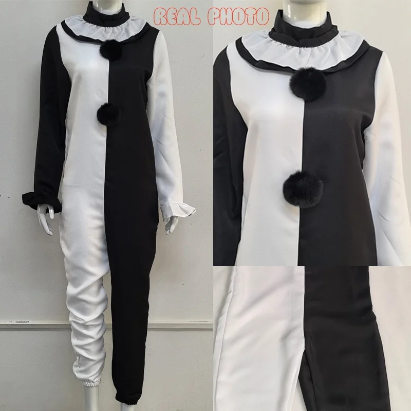 Art The Clown Cosplay Movie Terrifier 2 Art The Clown Cosplay Costume Jumpsuit Mask Halloween Costumes Mask for Men Women - Image 4