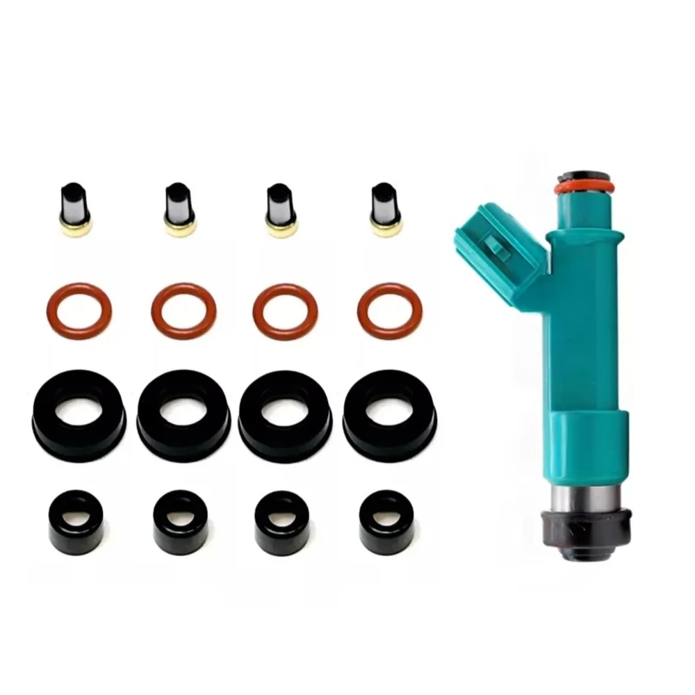 4Set Fuel Injector Repair Kits For Toyota 1-2AZFE Camry Highlander RAV4 Solara Corolla tC Scion xB 2.4L  23250-28080 23250-0H030