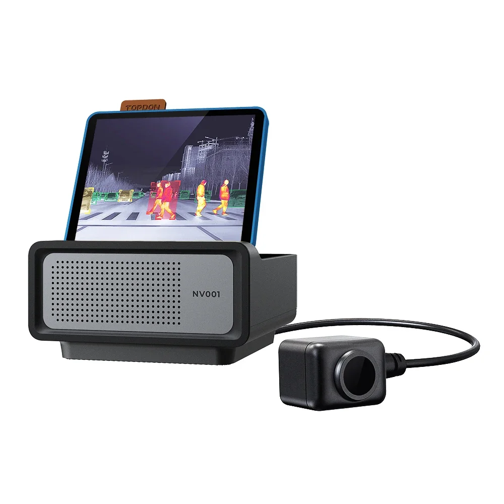 

TOPDON NV001Smart AI Detection And Anti-collision Warning Capabilities Automotive Thermal Night Vision System