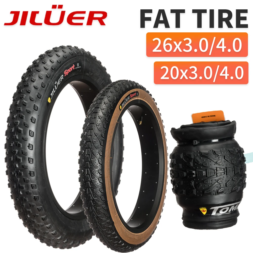 FAT TIRE JILUER BICYCLE TIRE 26X4.0 26X3.0 20X4.0 20X3.0 FOLDABLE