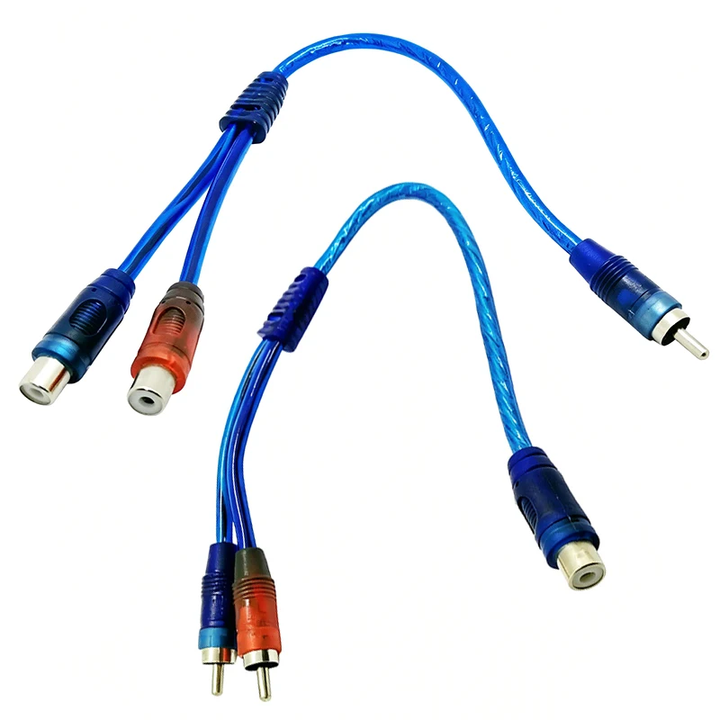 2Pcs Set RCA Audio Cable 