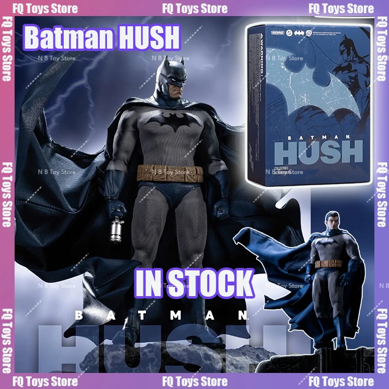 En Stock Original GONG Batman Hush 1/12 Caballero Oscuro Batman Hush Anime figura de acción juguete modelo regalo colección regalo