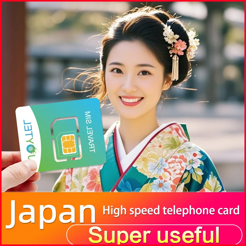 Joytel Japanese Phone Card 5G/4G High-Speed Traffic Softbank Mobile Internet Card Tokyo Okinawa Sim