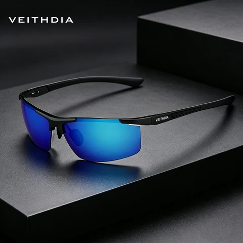 Солнцезащитные очки VEITHDIA 6588 - стиль и защита от UV — фото модели