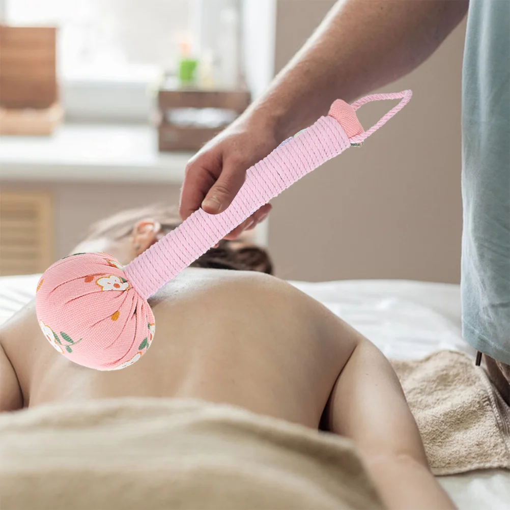 

Handheld Cloth Massage Hammer Portable Muscle Massager Back Shoulder Stick Lightweight Manual Massage Tool for Body Relaxation