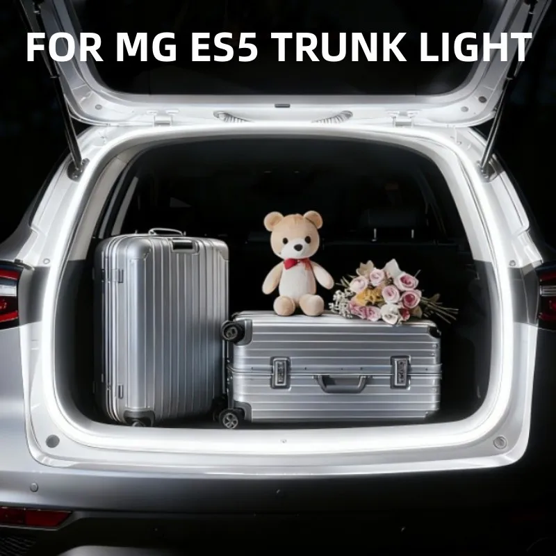

FOR MG ES5 trunk light Atmosphere lights modification light Rear Trunk LED Light Bar White warm white