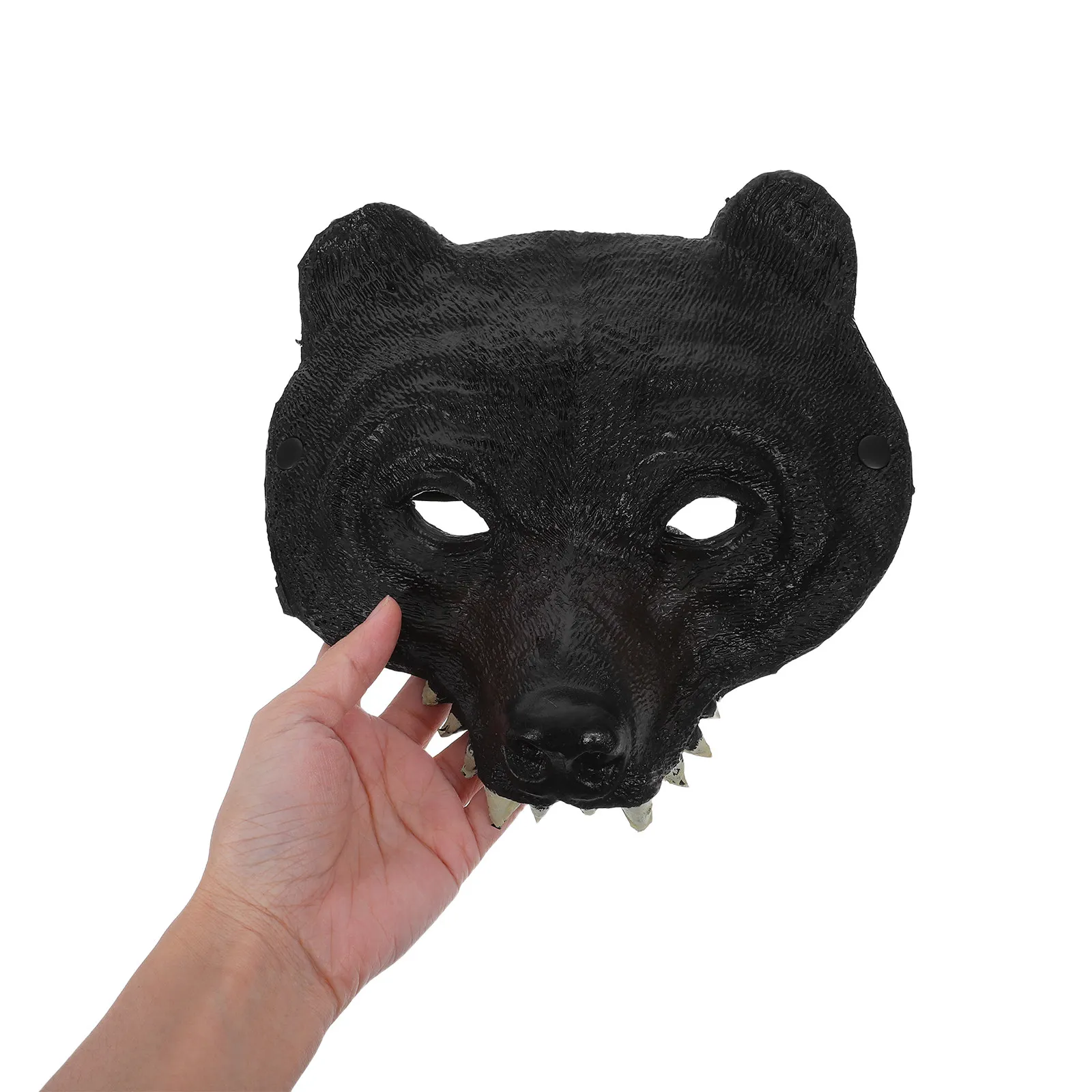 Bear Mask Masquerade PU Lightweight Soft Comfortable for Halloween Cosplay Parties Balls Birthdays Party Masks for Adults