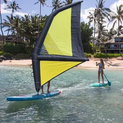 Inflatable Stand Up Paddle Board Sails, Wind Surfing Sail, Windsurf Kites SUP, 360 Degree Rotation