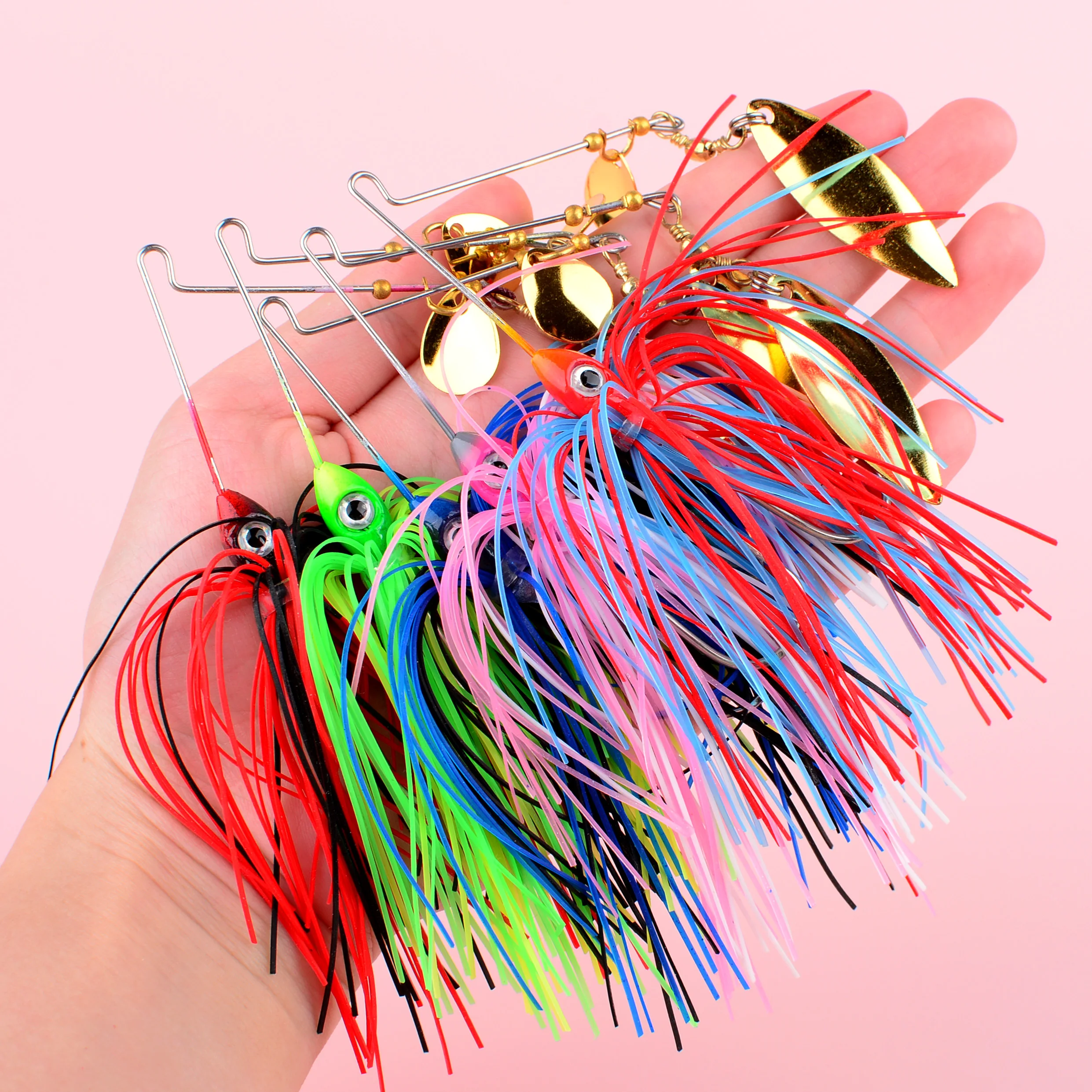 Señuelo de pesca spinnerbait de 8.8CM y 11G, tipo chatterbait, blade jig, dancer, buzzbait, wobbler, chatterbait para pesca de lubina y lucio.