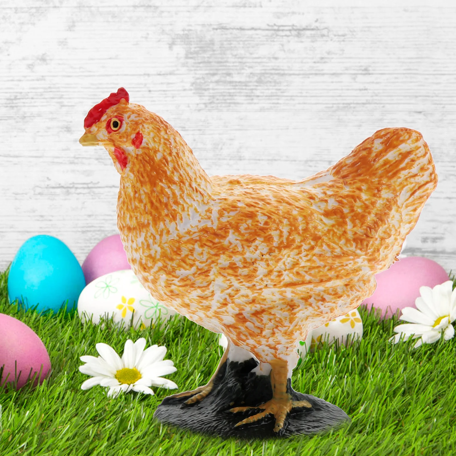 

1Pcs Simulation Poultry Delicate Design Fashionable Home Decor Chicken Ornament Aesthetic Photo Prop Gift Families Friends