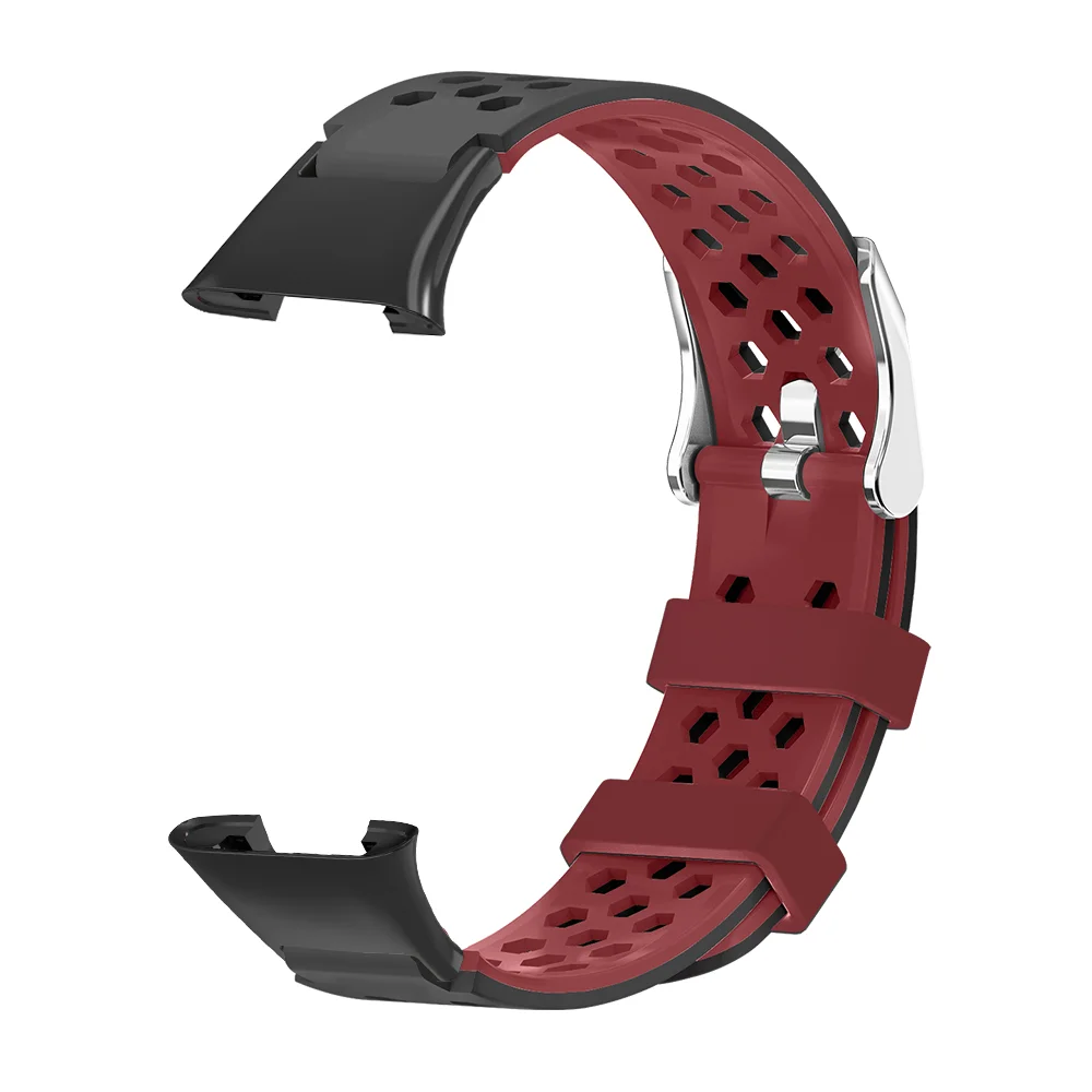 

Silicone Watch Strap with Breathable Hexagonal Air Holes For Xiaomi Band 7 Pro Quick Release Replacement Smartwatch Band Unisex